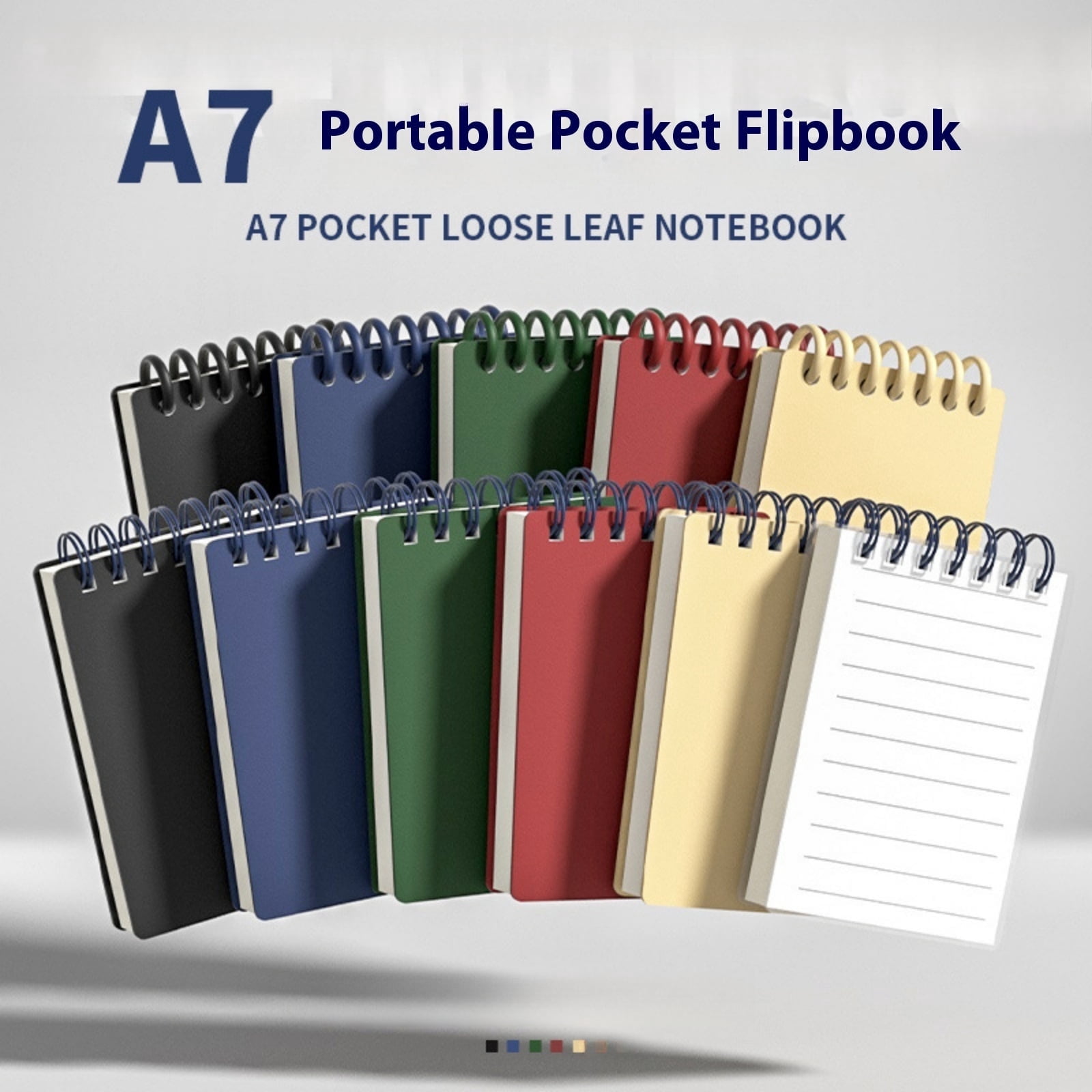Small Spiral Notebook, Pocket Notebooks Set of 5 - 2x4 Small Spiral ...