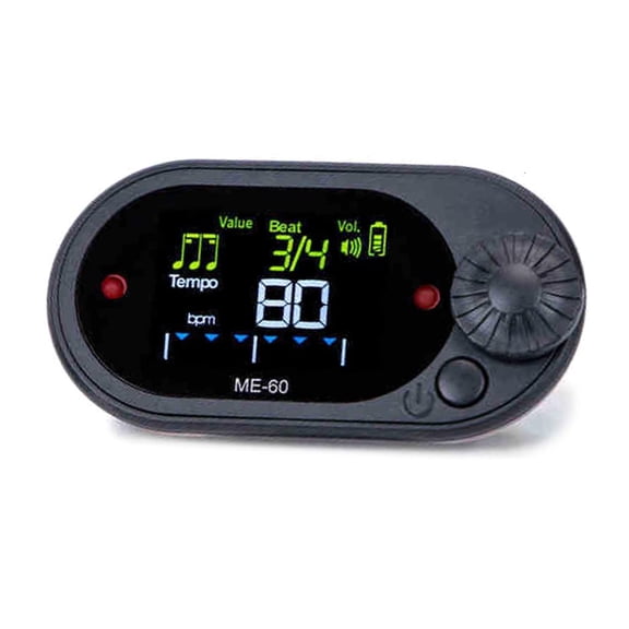 Small Sports Metronome Electronic Metronome Practice Trackers with Back Clip