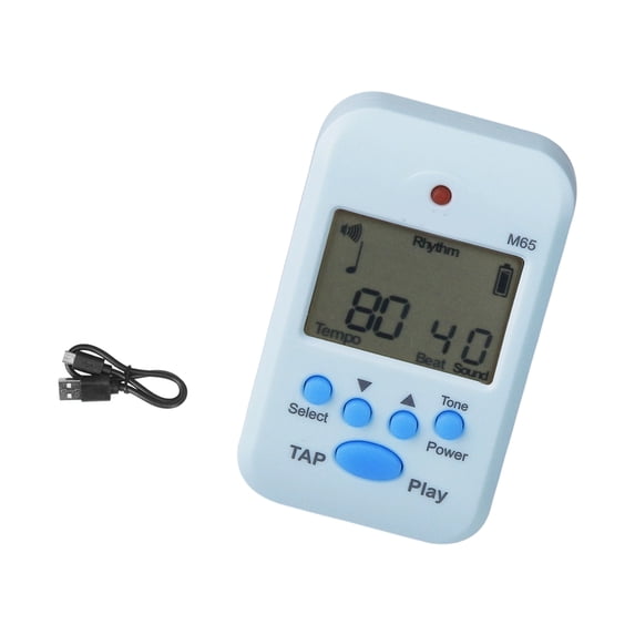 Small Sports Running Metronome Professional Clip on LCD Digital Metronome Digital Beating Tempos Metronomes Enduring