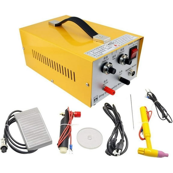 Small Spot Welder With Foot Pedal Jewelry Portable For Gold Silver Jewelry Making Spot Welder Jewellery Welding Machine