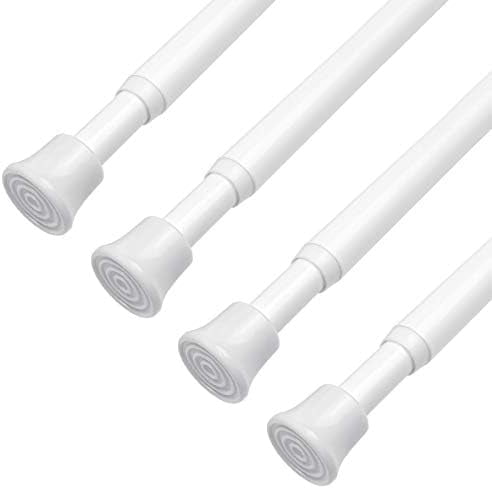 Window Spring Rods Small Spring Tension Curtain Rod, Adjustable Spring Tension Rod 18 to ...