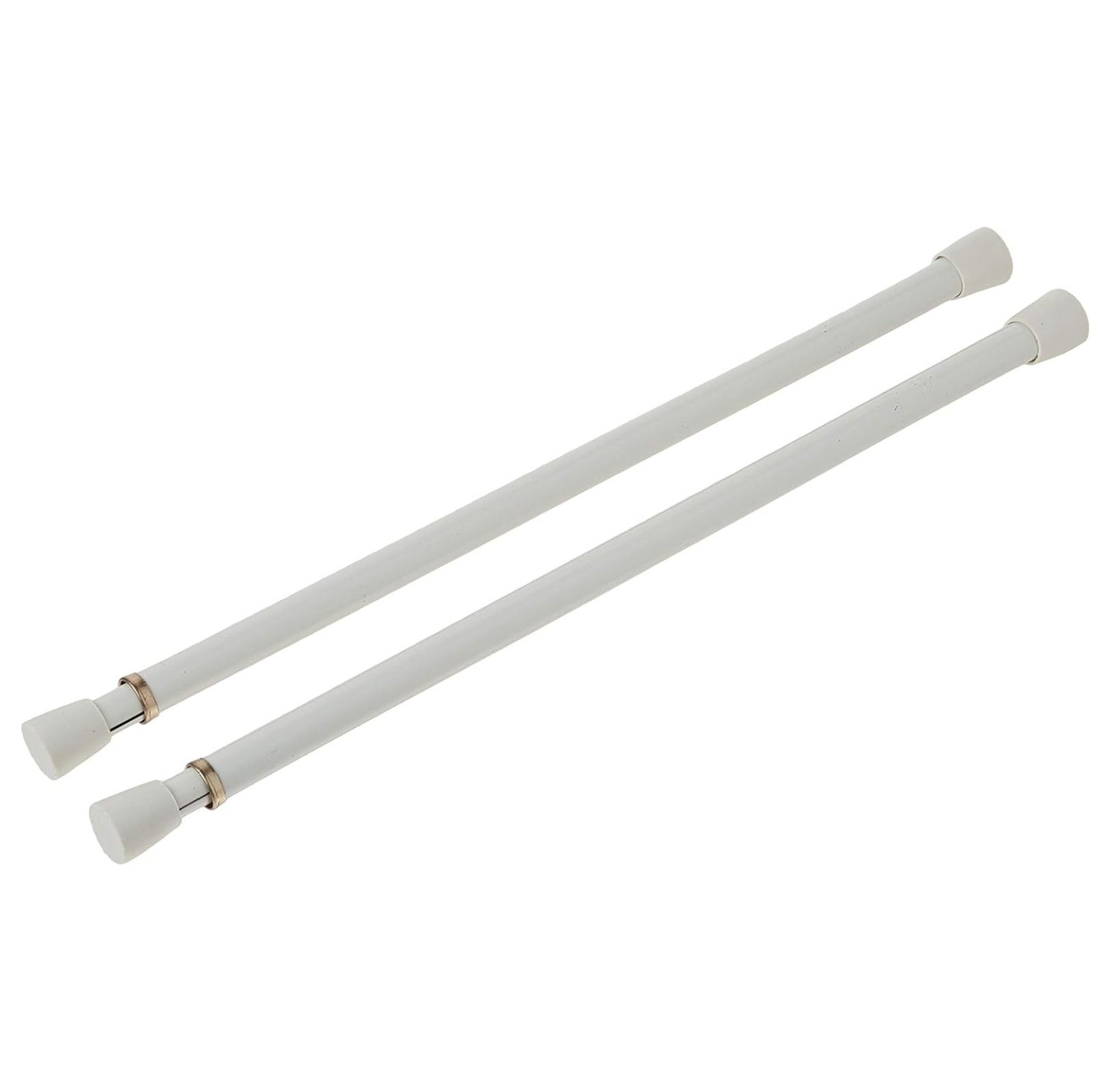 Small Spring Tension Window Curtain Rods, 12 to 20Inch Adjustable