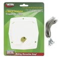 thumbnail image 1 of Small Square Cable Hatch - White - Carded, 1 of 1
