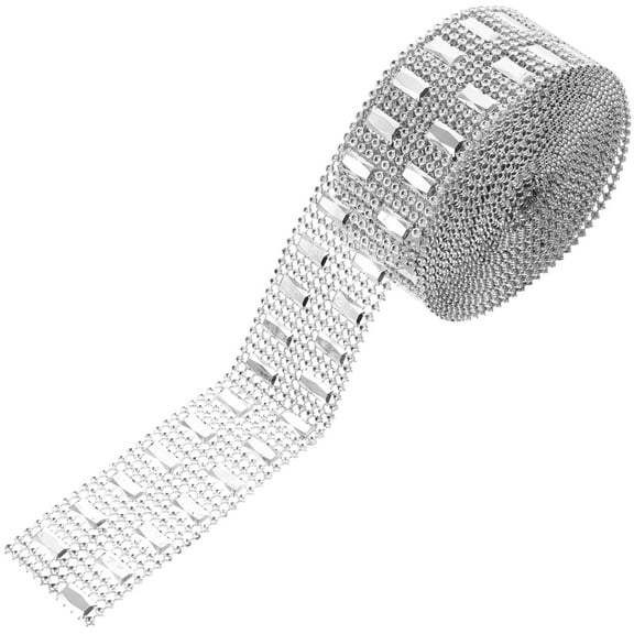 Small Square Drill Beltane Decor Crystal Rhinestones Wear-resistant Clothes Trim Shiny Ribbon DIY for Crafts Bride