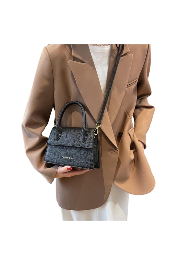 Small Square Flap Shoulder Bag Fashionable Crossbody Messenger Bags for Women