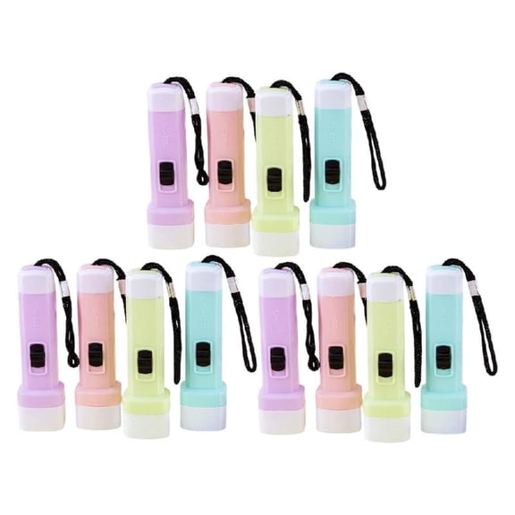Small Square LED Flashlights with Hanging Rope Design Texture Suitable for Camping and Outdoor Use