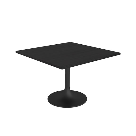 Small Square Pedestal Table With Tulip Base 42" Meeting Room Table