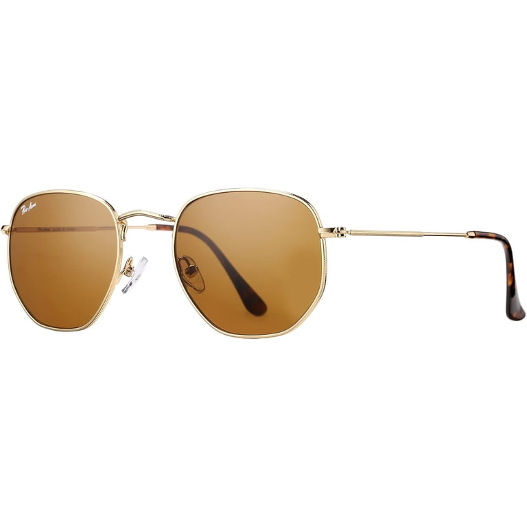 Small Square Sunglasses for Women Men 100% Real Glass Lens  display picture 1