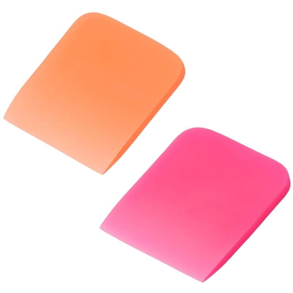 Small Squeegee 2pcs Soft Rubber PPF Squeegee Wrapping Scraper for Curved Surfaces Vinyl Wrap Installation Tool,Vehicle Window Mirror Water Wiper,Window Tinting Tools