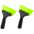 thumbnail image 1 of Small Squeegee with 5 Inch Green Rubber Blade Mini Wiper Window Tinting Tools for Mirror Glass Window Cleaner with Non-Slip Handle, 2 Pack, 1 of 12