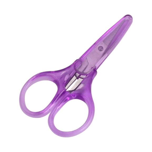 Small Stainless Steel Sharp Scissors Fine Detail Craft Scissors Metal Paper Cutting Scissors Mini Sewing Scissors Straight Fine Tip Scissors With Protective Cover Black