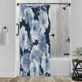 thumbnail image 1 of Small Stall 36"x72" Blue and White Floral Shower Curtain Set with Hooks,Watercolor Gentle Colors Flowers Bathroom Curtain,Modern Minimalist Waterproof Bath Curtain for Bathroom Decor, 1 of 6
