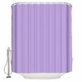thumbnail image 1 of Small Stall Shower Curtain 48x72 Inch Narrow Half Size Purple Bath Curtains Bathroom Decor Modern Pure Lavender Purple Waterproof Fabric Shower Curtain Set with Hooks 48 Inch, 1 of 6