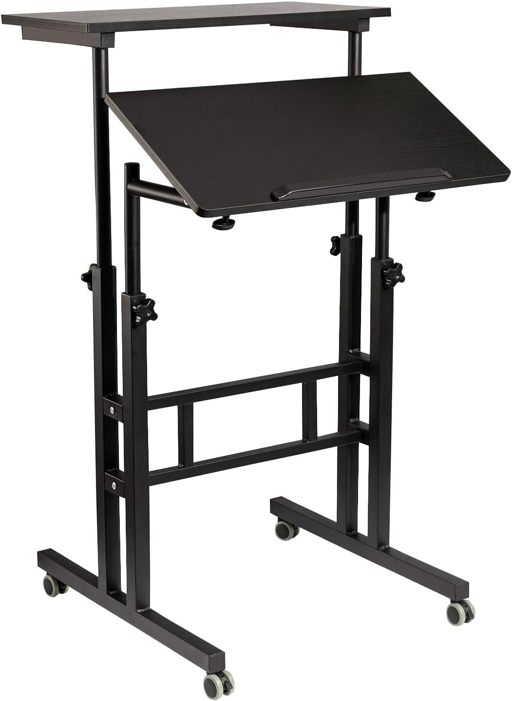 Small Standing Desk, Mobile Standing Desk Adjustable, Standing Laptop ...