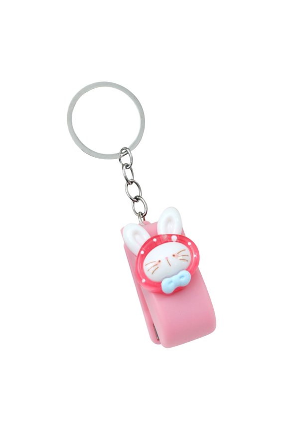 Small Stapler Keychain Portable Mini Manual Desk Staplers with Key Ring for Office School Supplies Compact by RUIQPGRT
