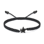 Small Star Urn Bracelet for Ashes Handmade Braided Rope Adjustable Ashes Bangle Cremation Keepsake Memorial Gift for Human / Pet