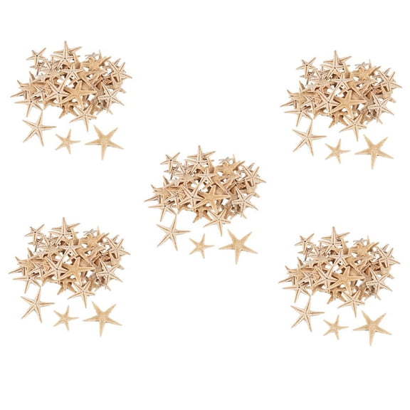 Small Starfish Star Sea Shell Beach Craft 0.4 Inch-1.2 Inch 450 Pcs,450 pieces x Natural real starfish Crafts,Picture color