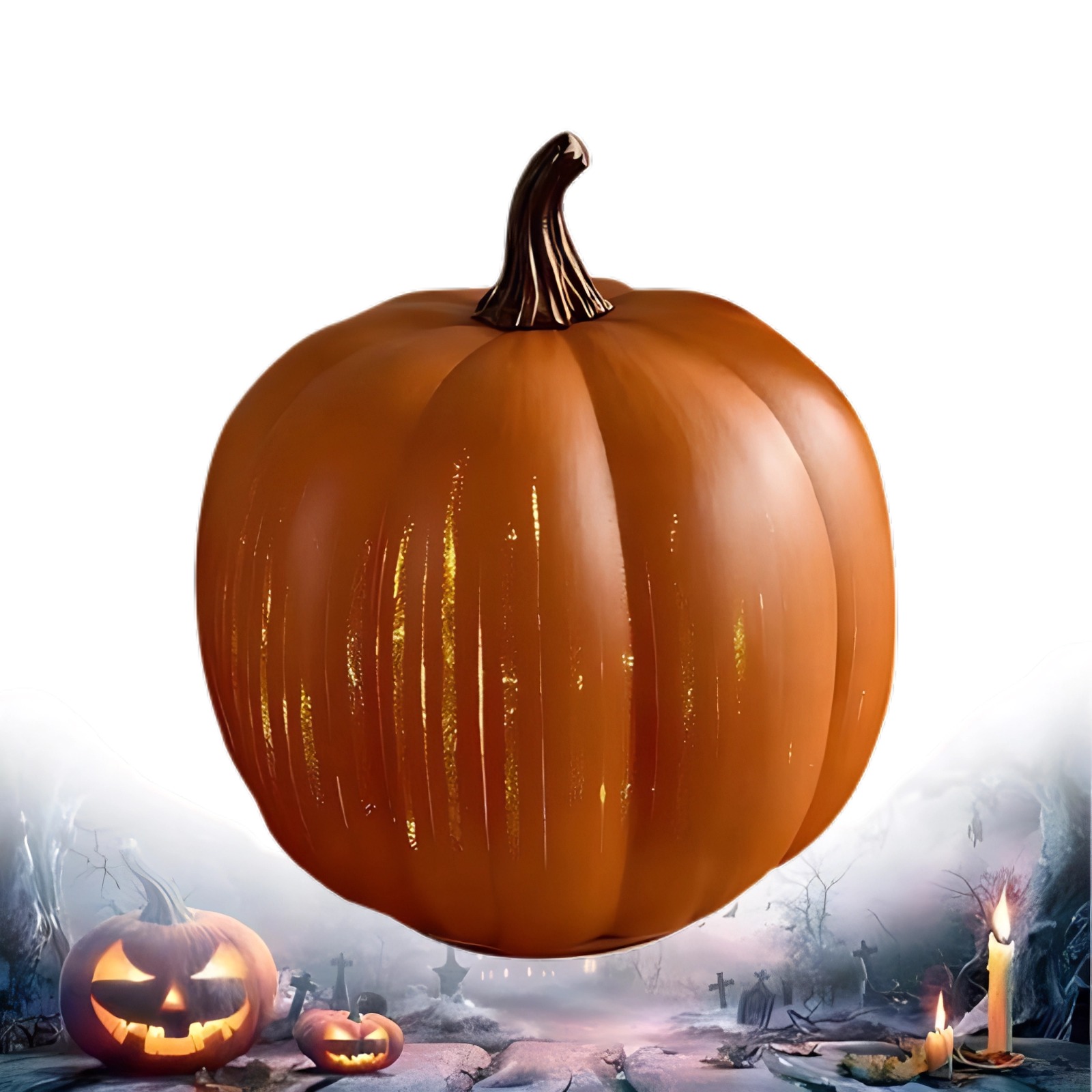 Small Led Pumpkins Small Starry Night Glass Pumpkins with Twinkle LED Lights Timer ...