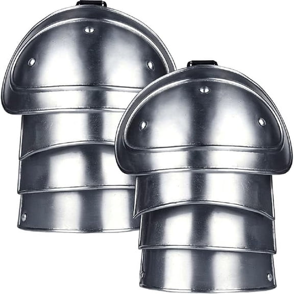 Small Steel Adam Spaulders Medieval Shoulder Warrior Pauldrons LARP Armour