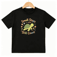 thumbnail image 1 of Small Steps Still Count Turtle Girls Graphic Tee, Cute 100% Cotton Kids Short Sleeve T-Shirt 4-13Y, 1 of 5