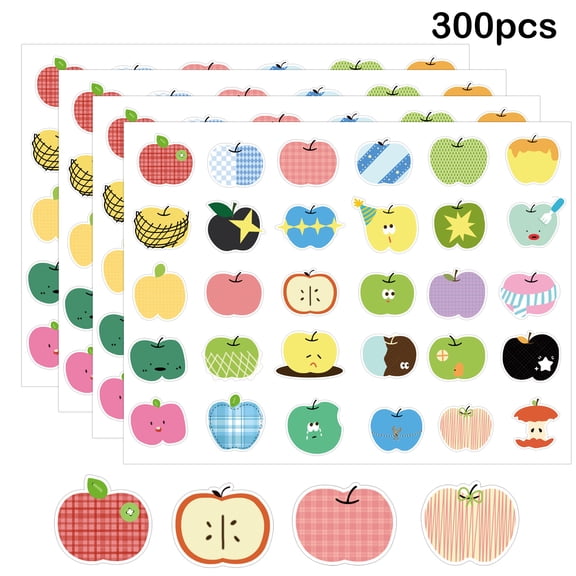 Small Stickers for Teacher Rewards & Classroom Decor, Educational Incentive Decals for School Awards & Classroom Supplies 300pcs