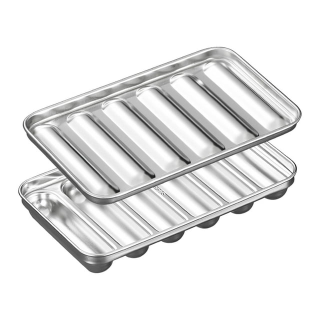 Small Stoneware Baking Sheet 2PCS Sausage Stainless Steel Sausage