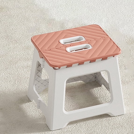 Small Stool Foldable Chair Portable Assembly Installation Plastic Low Stool Outdoor Camping Home