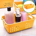 thumbnail image 1 of Small Storage Basket, Snack Storage, Rectangular Storage Basket, Miscellaneous Box, Storage Frame Basket, Lightweight and Durables, Used for Daily Storage and Organization(Orange), 1 of 6