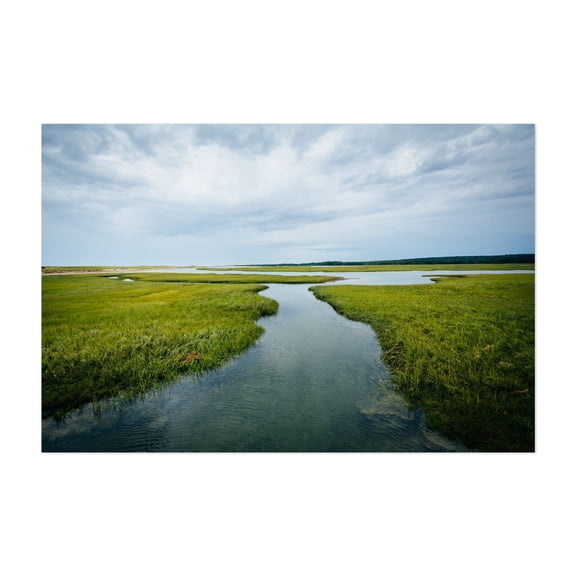 Small Streams 02 - Massachusetts Photography Landscape Nature Coastal Scenic Rural Minimalist Unframed Wall Art Print 4 x 6 inches