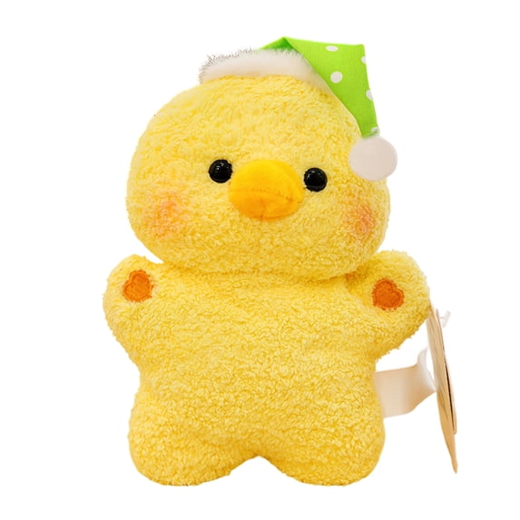 Small Stuffed Animal Student Stuffed Animal 6 Inch Yellow Duck Plush Figurine Soft Fluffy Small Stuffed Animals for Student Plush Stuffed Animals for Desk Display Playtime Travel