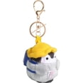 thumbnail image 1 of Small Stuffed Animals, Cute Penguin Plush Animal Toy Keychain Fluffy Key Ring, Penguin Key Ring for Backpack Decoration, 1 of 7