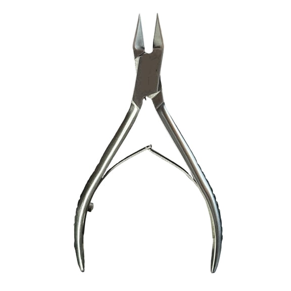 Small Surgical-Grade Toe Nail Clippers - Jaws Podiatry Stainless Steel Double Action Toenail Clippers for Thick Toenails - Ingrown Cuticle Nippers - Manicure Tools - Pedicure Tools
