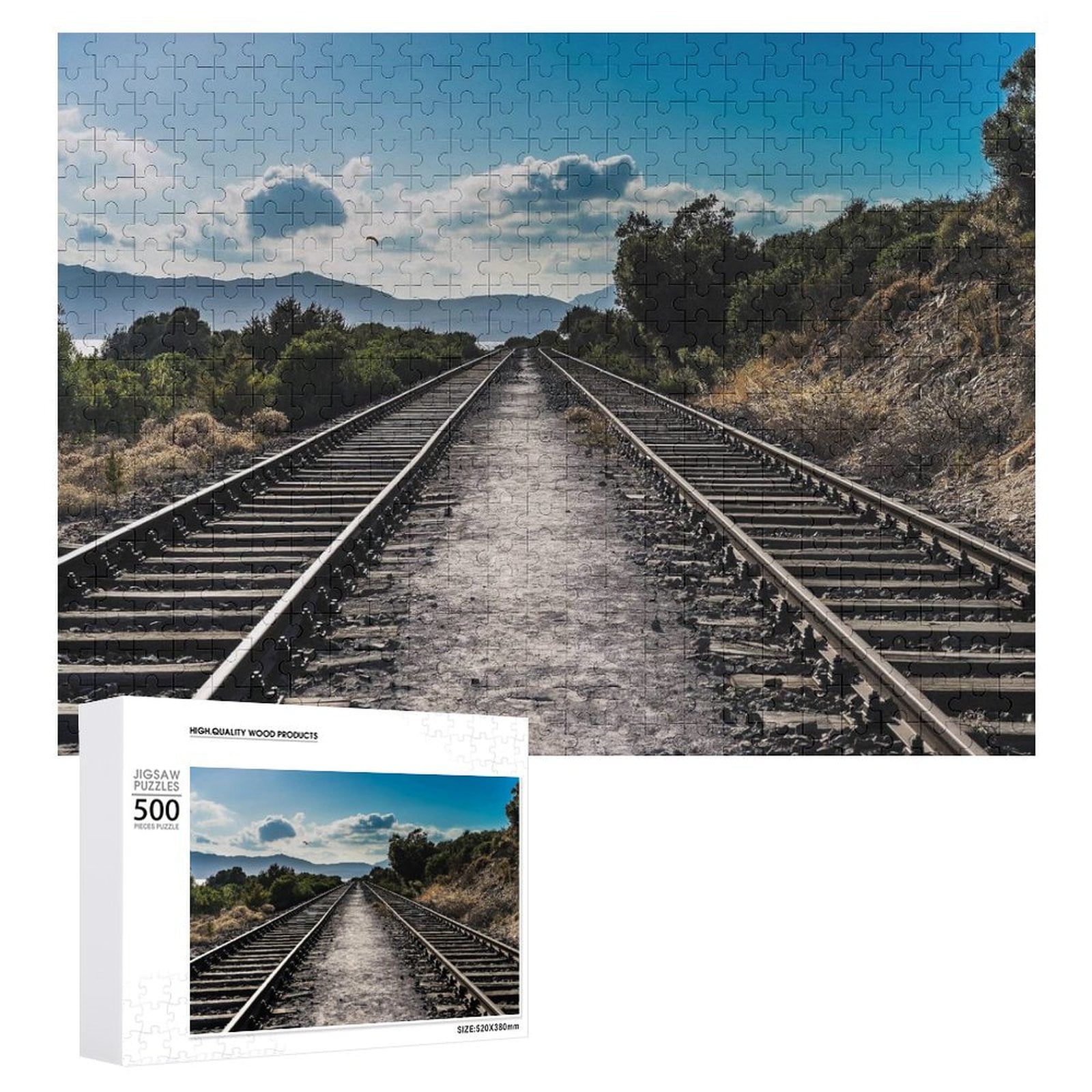 Small Surprise In Ordinary Railway Pictures Simple Jigsaw Puzzles 500 Small surprise in ordinary railway pictures simple jigsaw puzzles 500