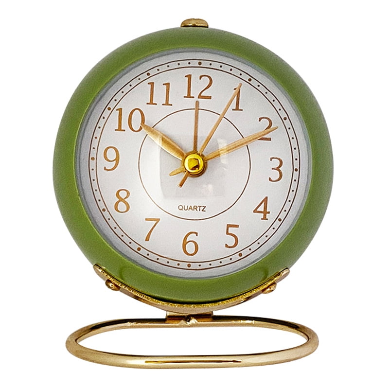 Small Table Clocks, Classic Tabletop Kids Room Analog Alarm Clock