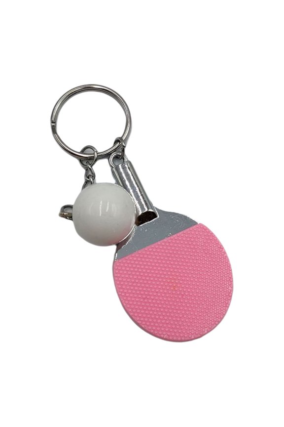 Small Table Tennis Keychain Sports Keychain Pingpong Pendant 3D Table Tennis Pendant Keyrings Keychains For Sports