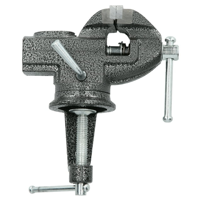 Small Table Vise Bench Clamp 360 Degree Rotating Vice with Anvil Cast