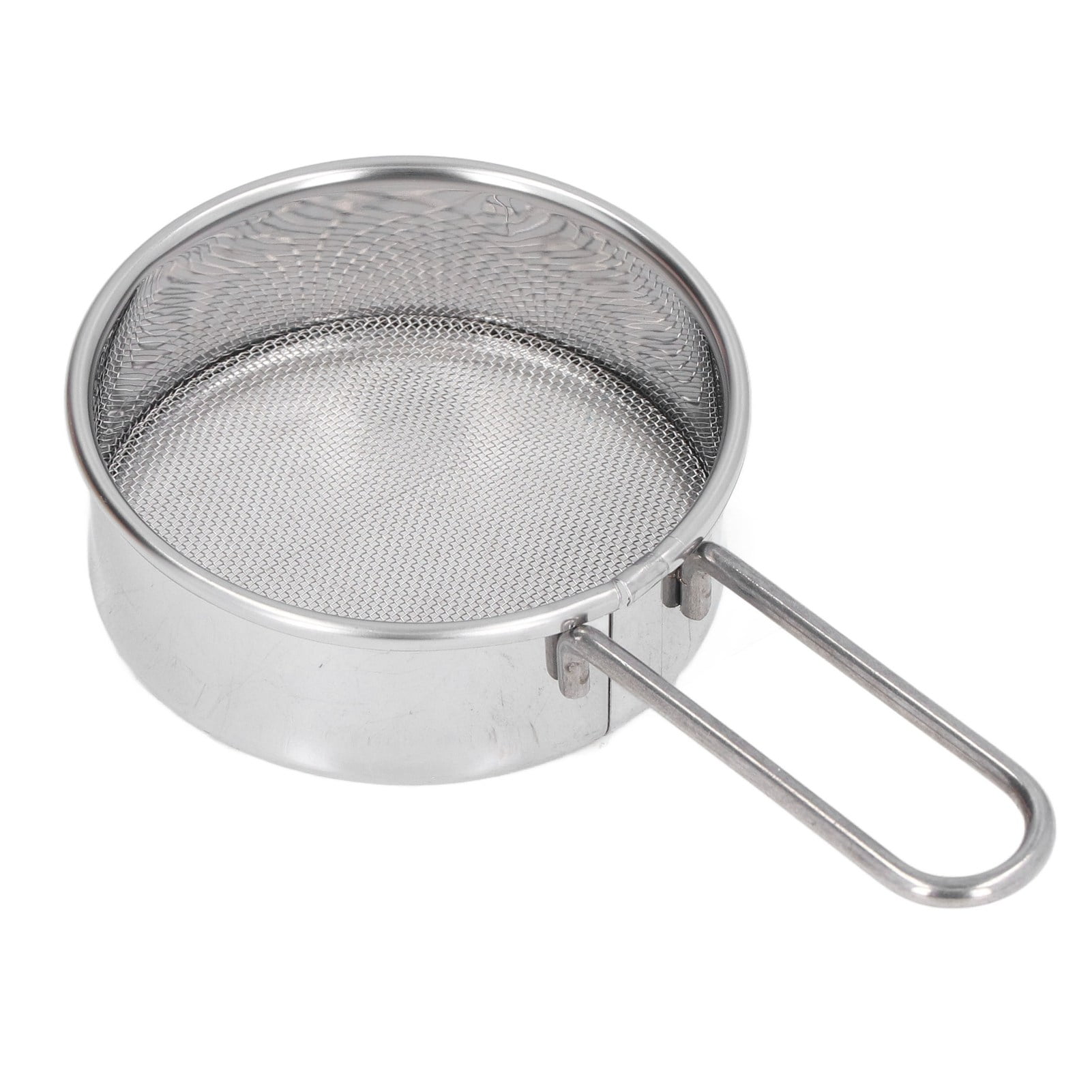 Small Tamis, Stainless Steel Round Mini Flour Sifter With 40 Mesh And
