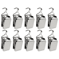 thumbnail image 1 of Small Tapestry Hangers 10 Pcs Chrome Clips Modern for Wall Hanging Rugs & Paintings by Wise Linkers, 1 of 9