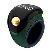 Waterproof Small Tasbih Zikr Rings 3 Size Adjustable Digital Prayer Counter Rings ABS & Silicone Digital Prayer Counter
