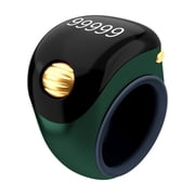 Small Tasbih Zikr Rings 3 Size Interchangeable Prayer Counter Rings Waterproof Digital Finger Counter for Muslims