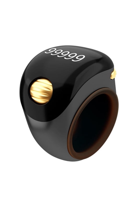 Waterproof Small Tasbih Zikr Rings 3 Size Adjustable Digital Prayer Counter Rings ABS & Silicone Digital Prayer Counter