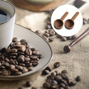 Small Tea Scoop 2 Pcs Wooden Coffee Spoon Accessories Spoons House Warming Present Multi-function
