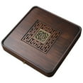 thumbnail image 1 of Small Tea Tray Bamboo Tea Tray Home Use Water Storage and Drainage Three Functions Secret Code of Tea Sea B, 1 of 7