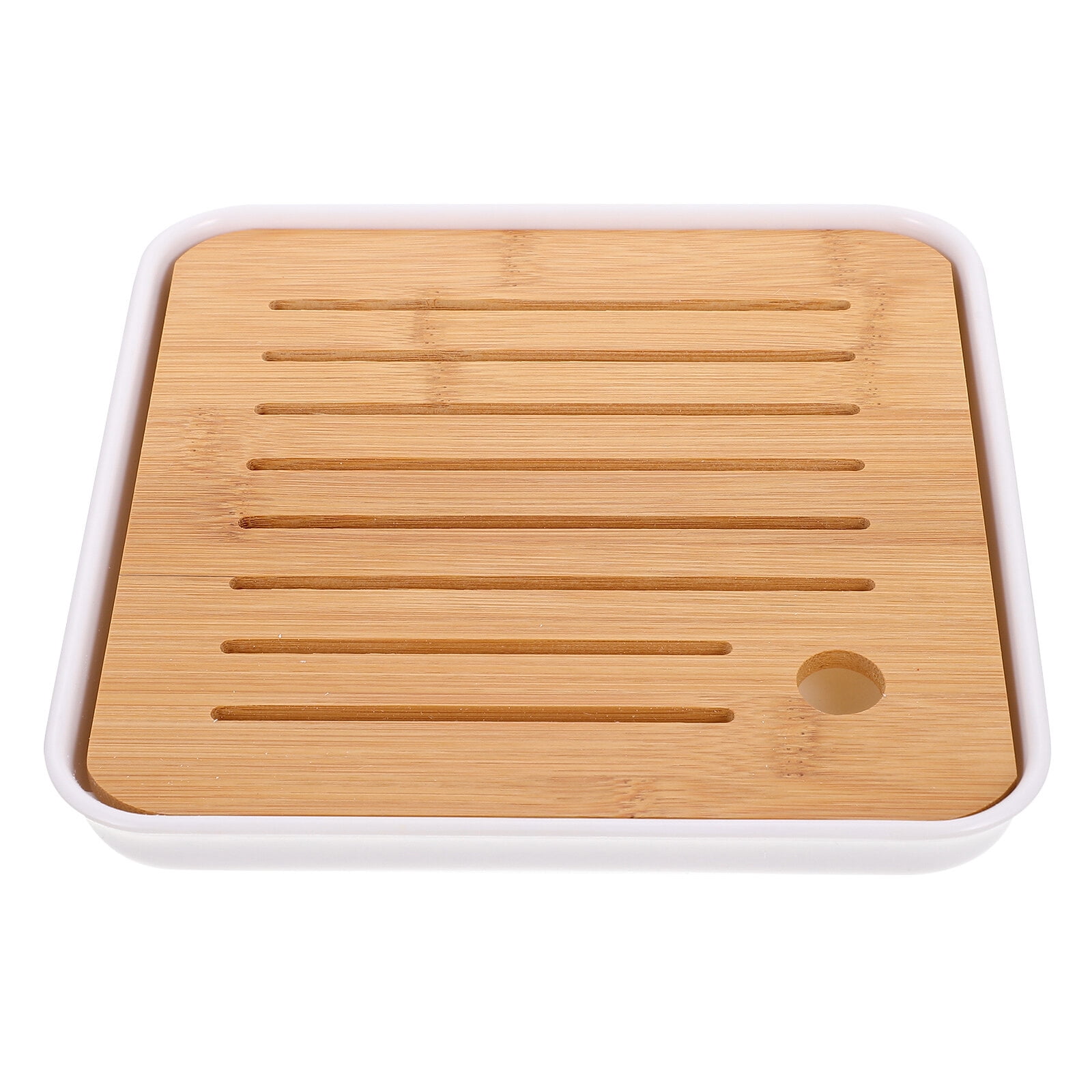 Raindrops White Synthetic Tea Tray for Home Use Perfect for Parties and ...