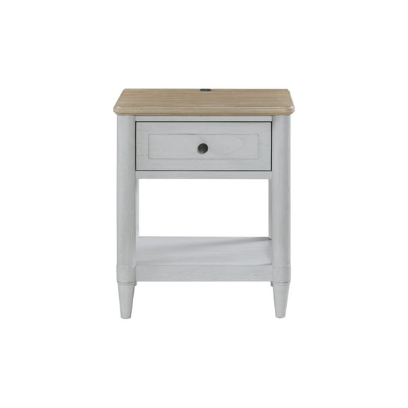 Small Teen Nightstand - Cement and Sand