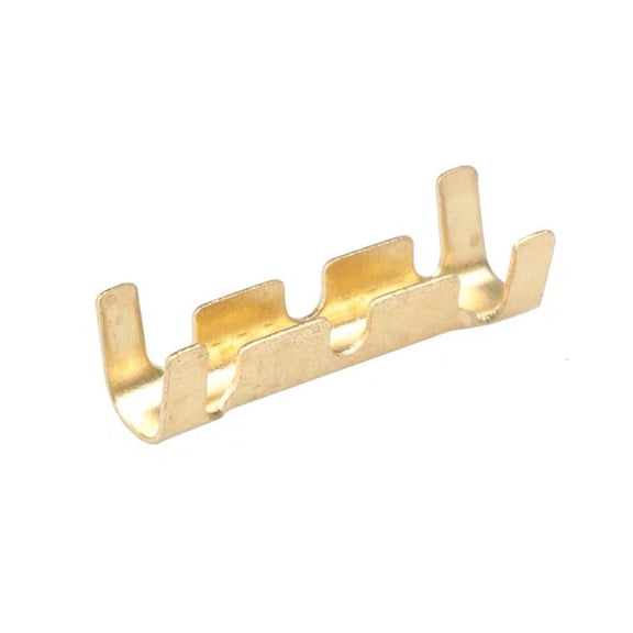 Brass Crimp U-shaped Guide Non-insulated Assortment Cable Wire Electric Butt Connector