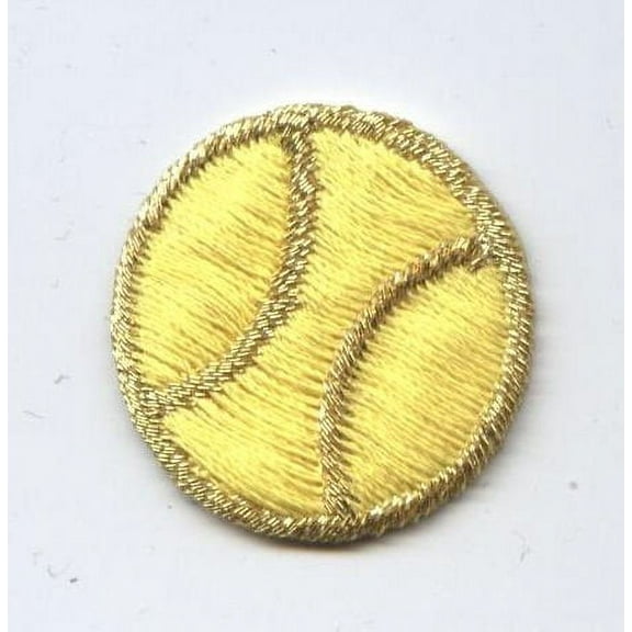 Small Tennis Ball - Iron on Applique/Embroidered Patch