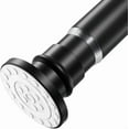 thumbnail image 1 of Small Tension Curtain Rod 18-32 Inch Spring Tension Rod Short Shower Curtain Rod No Drilling Adjustable Black Shower Rod,Heavy Duty, 1 of 16