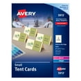 thumbnail image 1 of Small Tent Card, Ivory, 2 X 3.5, 4 Cards/sheet, 40 Sheets/pack | Bundle of 5 Packs, 1 of 6