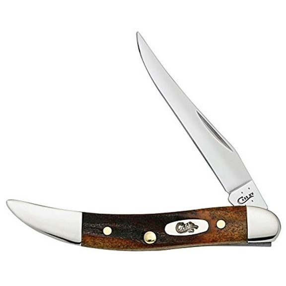 CASE XX Genuine Red Deer Stag Toothpick Stainless Pocket Knife Knives